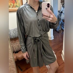 Rebecca Minkoff Shimmering Black Dress